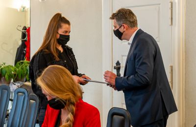 Gratulacje prezydenta dla tenisistów Górnika