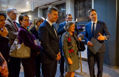 Spotkanie władz miasta z Elisą Ferreirą, uniją komisarz