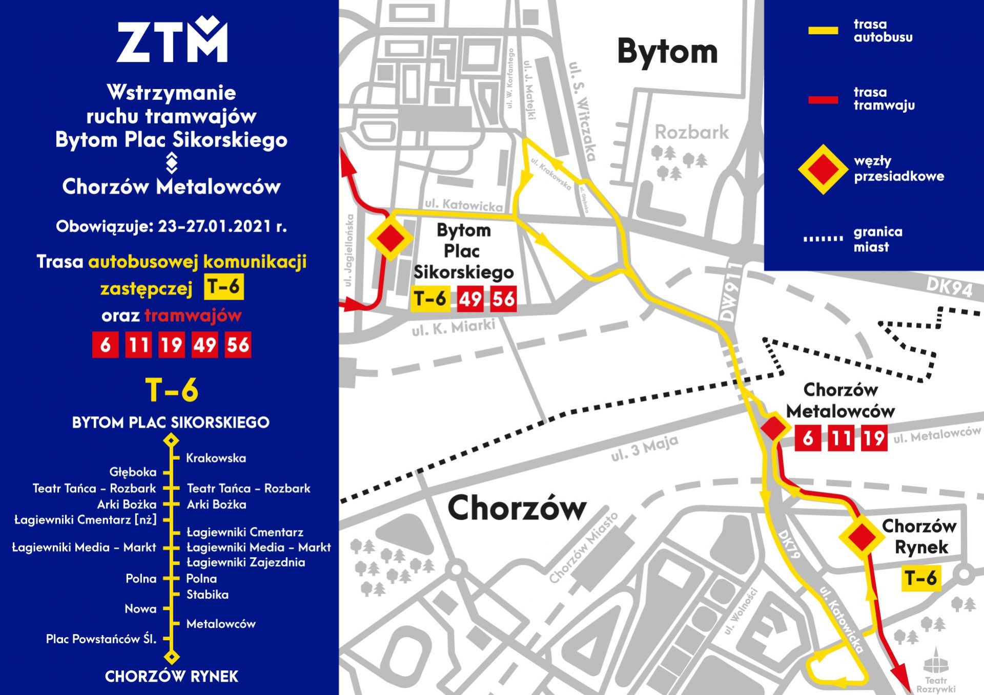Mapa utrudnień komunikacyjnych