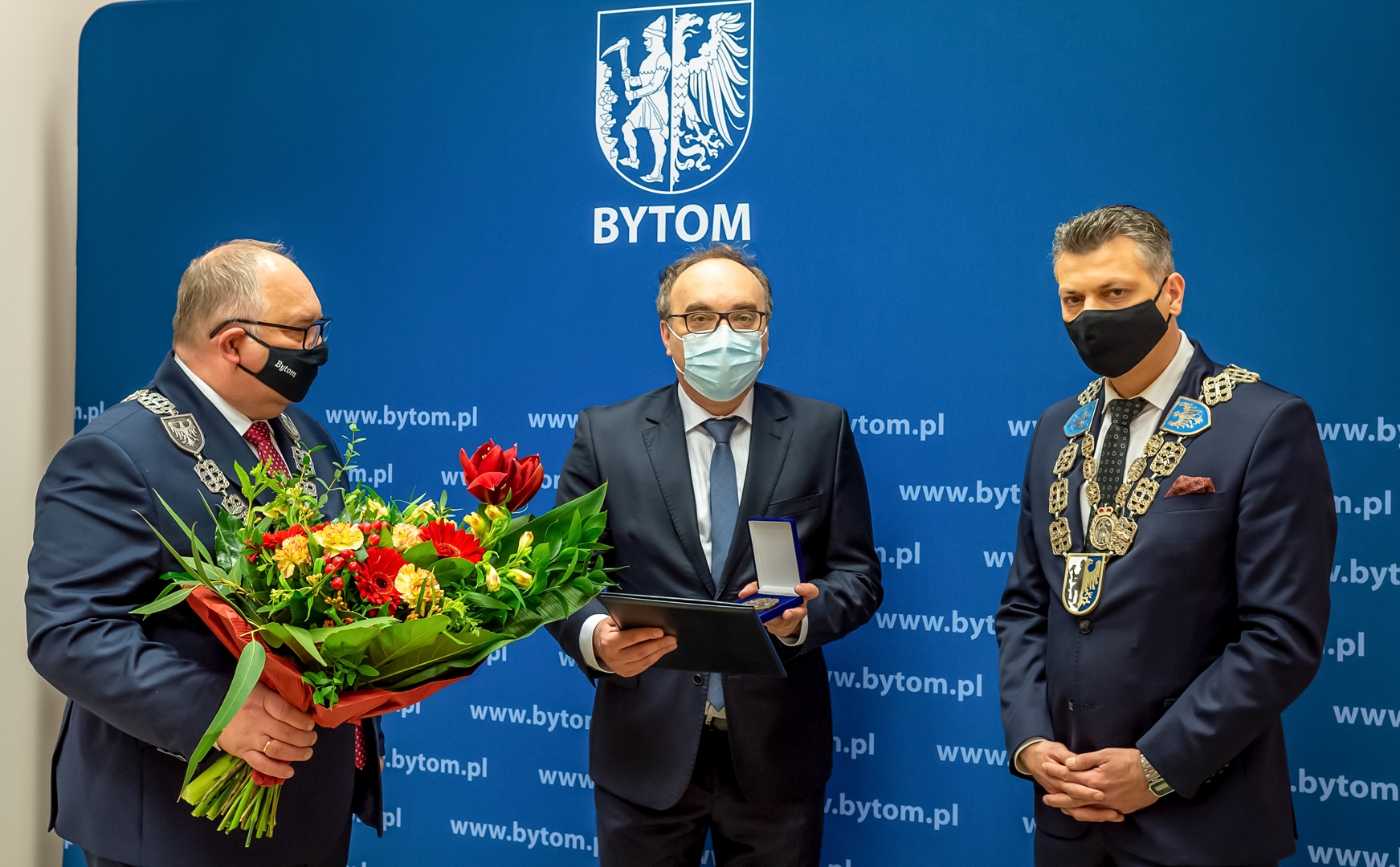 Medal Miasta Bytomia dla doktora Jaroszewicza