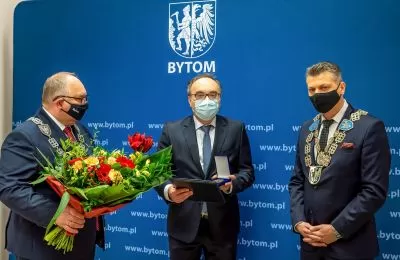 Medal Miasta Bytomia dla Jerzego Jaroszewicza