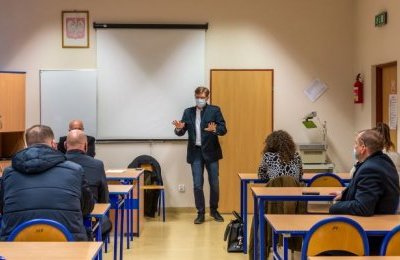 Załoga punktów szczepień w blokach startowych