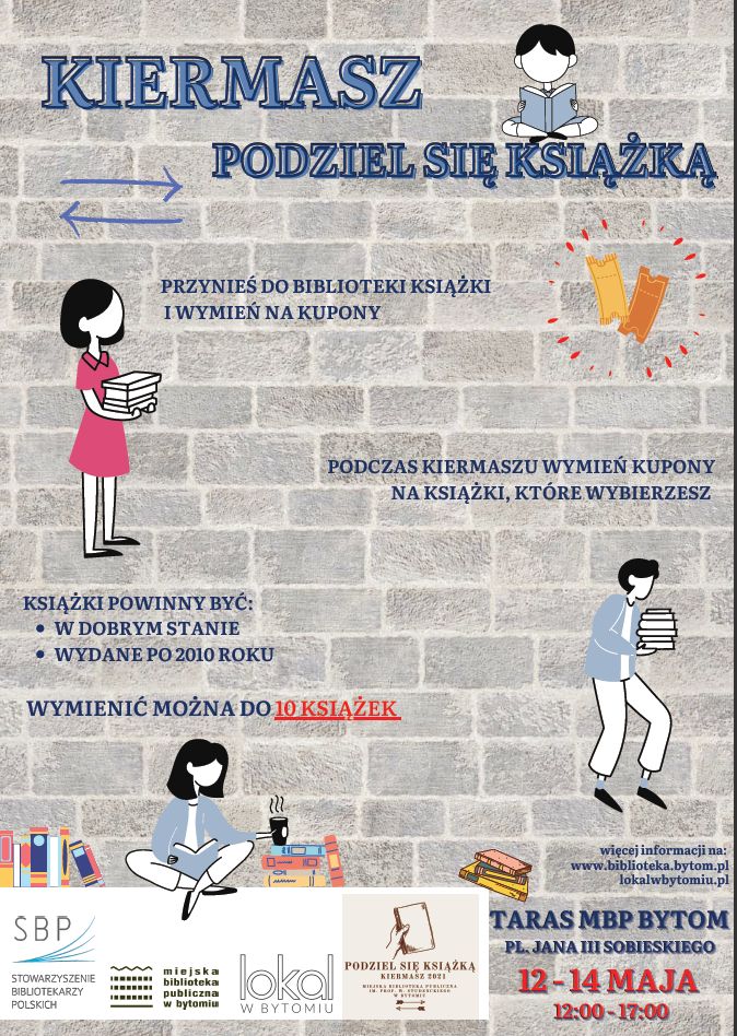 Podziel się książką - Weź udział w kiermaszu