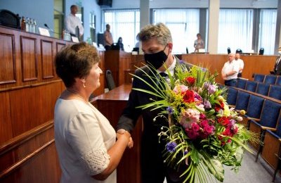 Prezydent podziękował wieloletniej dyrektor DPS