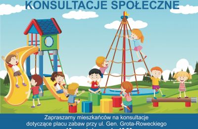 Projektujemy plac zabaw przy ul. Grota-Roweckiego