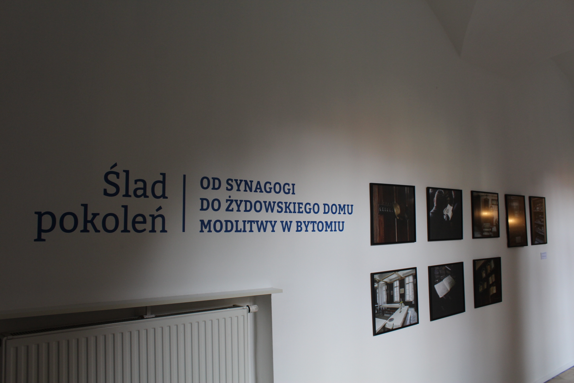 Wystawa - Ślad pokoleń. Od synagogi do Żydowskiego Domu Modlitwy w Bytomiu