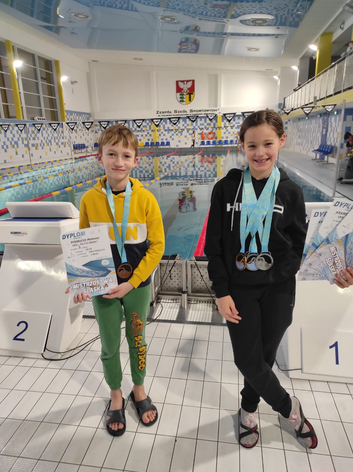 Aleksandra Krawczyk i Mateusz Podbucki zdobyli medale