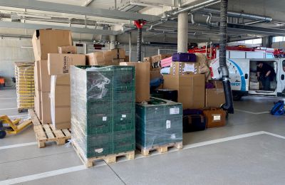 Kolejny transport darów od bytomianki mieszkając
