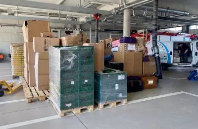 Kolejny transport darów od bytomianki mieszkając