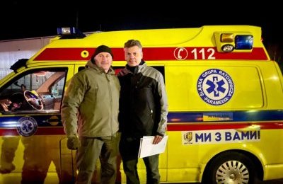 Ambulans z Bytomia już w Ukrainie