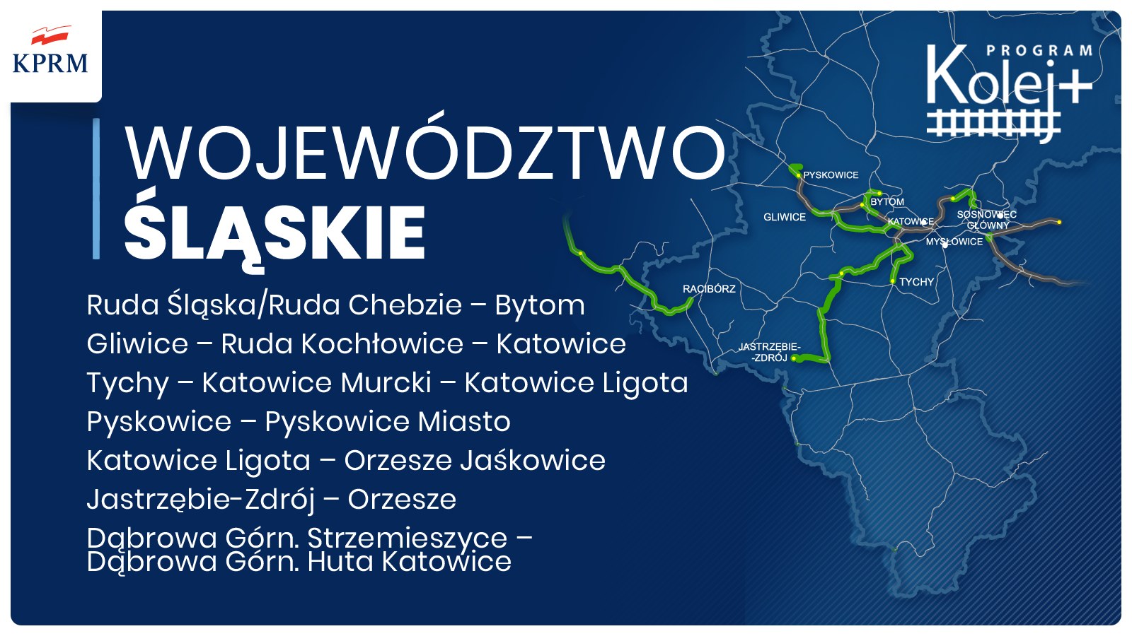 Bytom będzie miał połączenie kolejowe z Rudą Śląską i Zabrzem w ramach programu „Kolej Plus”