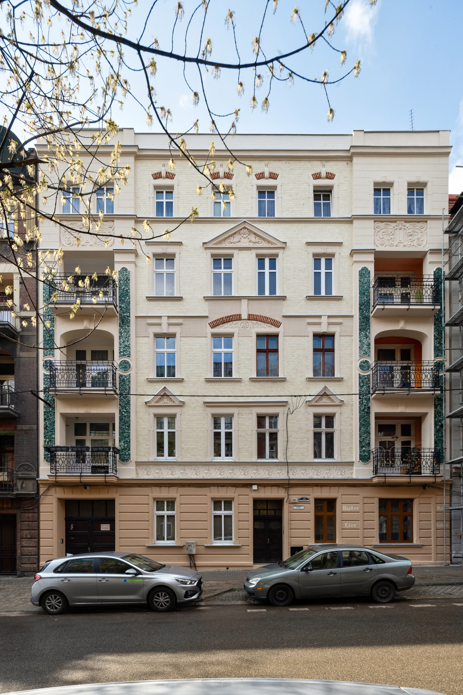 Wyremontowana elewacja kamienicy przy ul. Mickiewicza 19, materiały wykonawcy, fot. Tomasz Zakrzewski 