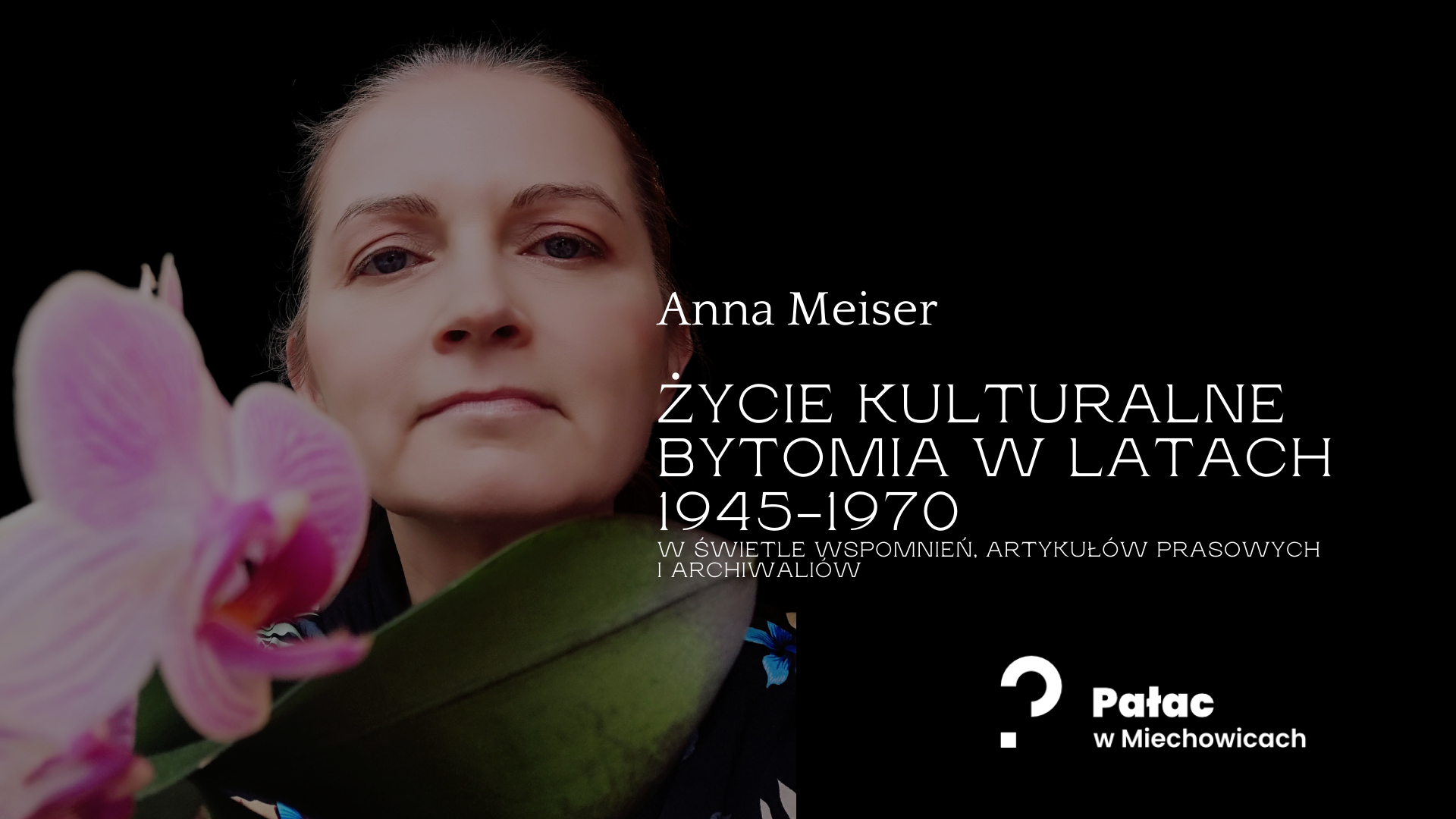 Grafika informacyjna dotycząca spotkania autorskiego z Anną Meiser