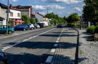 Skrzyżowanie ul. Bławatkowej i Stolarzowickiej d