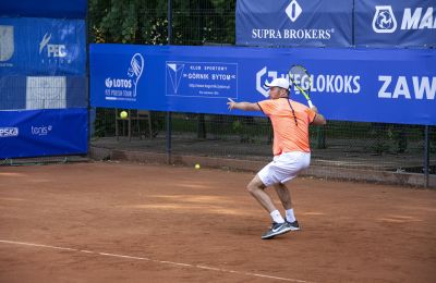 Na kortach Górnika trwa turniej tenisowy Bytom Cu