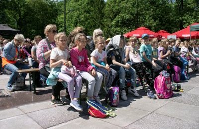 Park pełen muzyki i dziecięcego gwaru