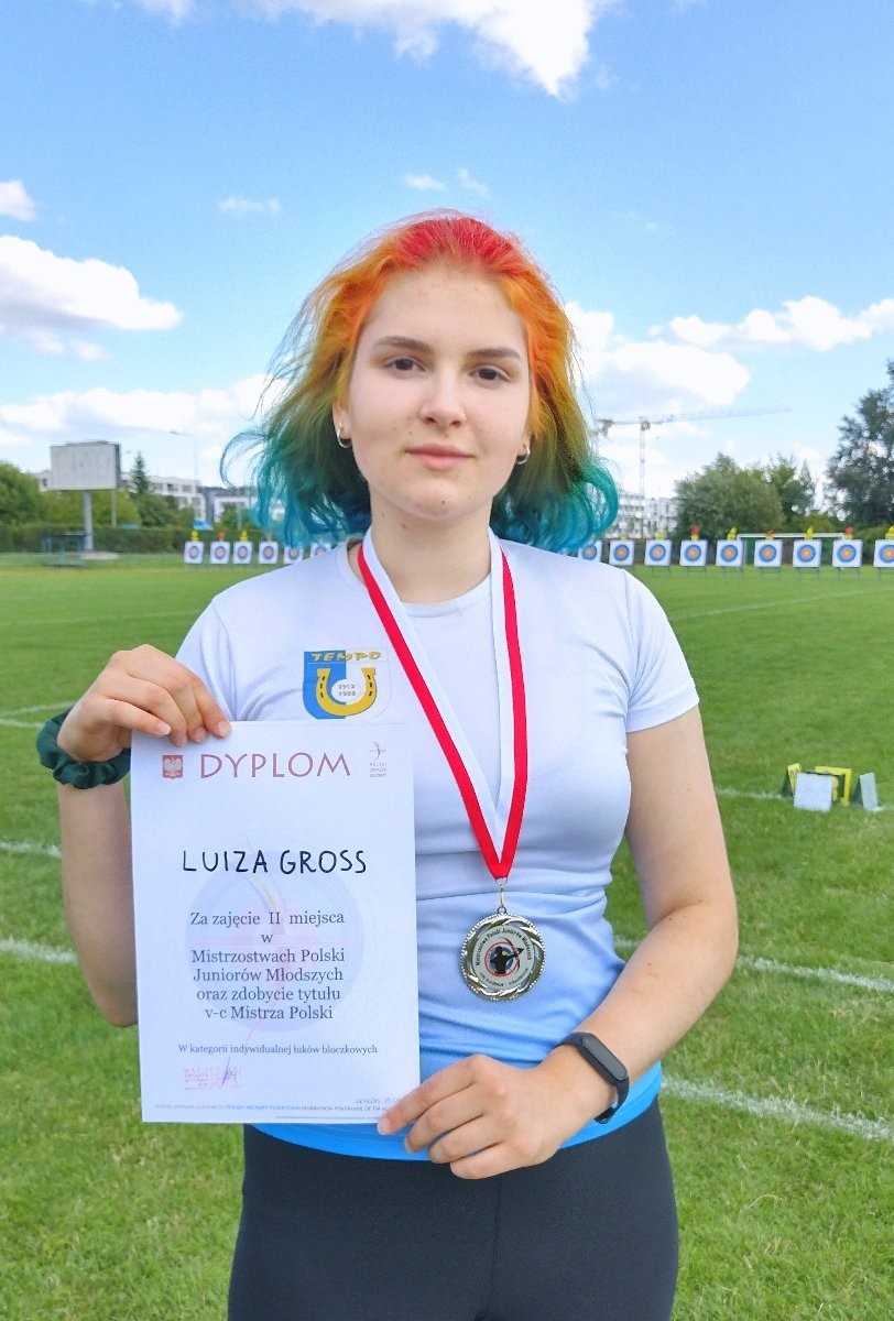 Luiza Gross wywalczyła srebrny medal na mistrzostwach Polski