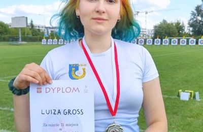 Srebrny medal łuczniczki Tempo Stolarzowice