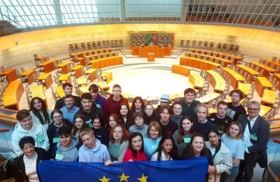 Młodzieżowa Rada Miasta oraz bytomscy uczniowie