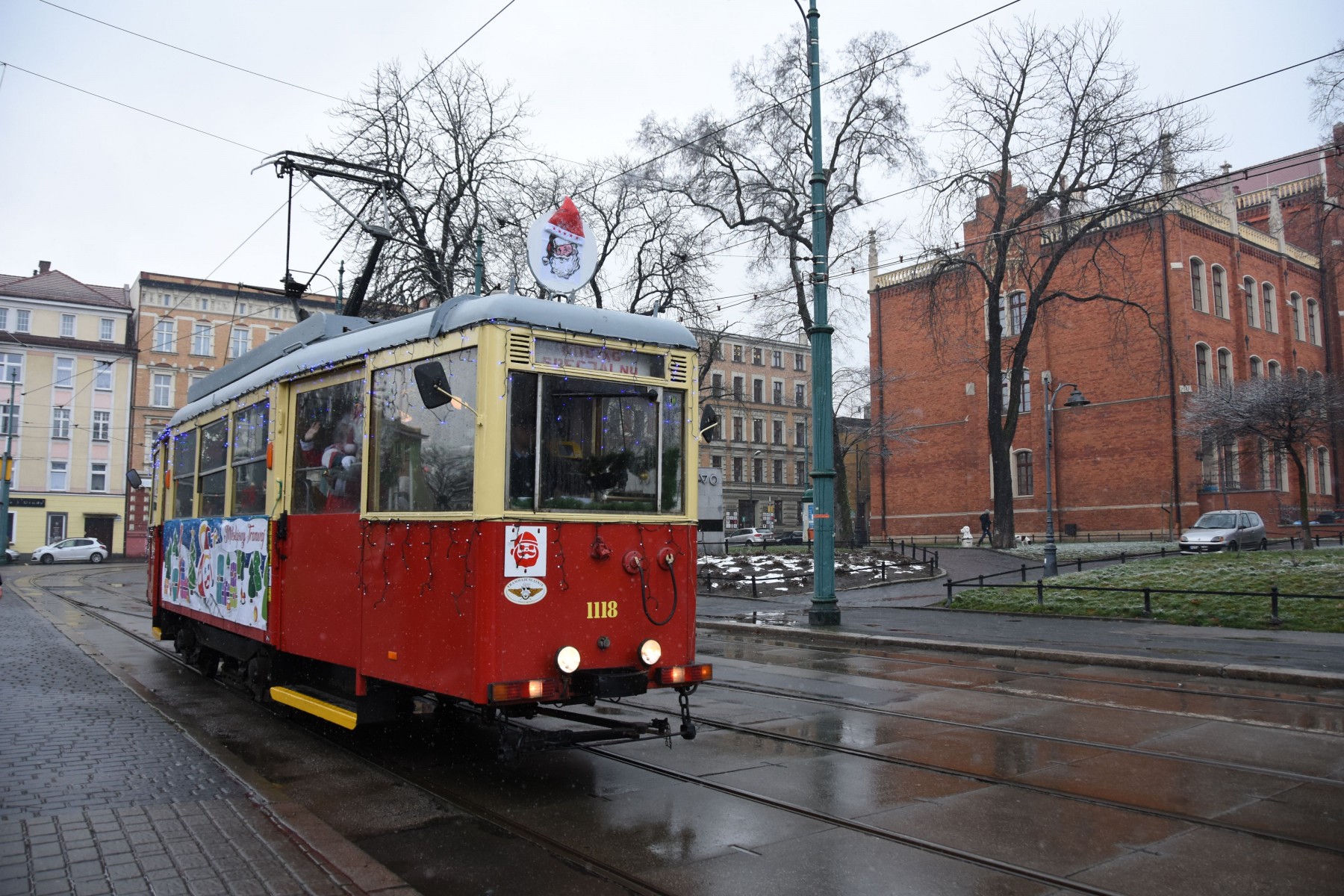 Mikołaj w tramwaju odwiedzi Bytom Mikołaj w tramwaju odwiedzi Bytom