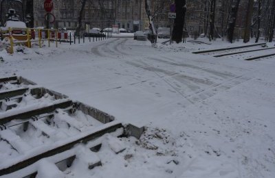 Przejazd tramwajowy przebudowany. Dojazd na teren