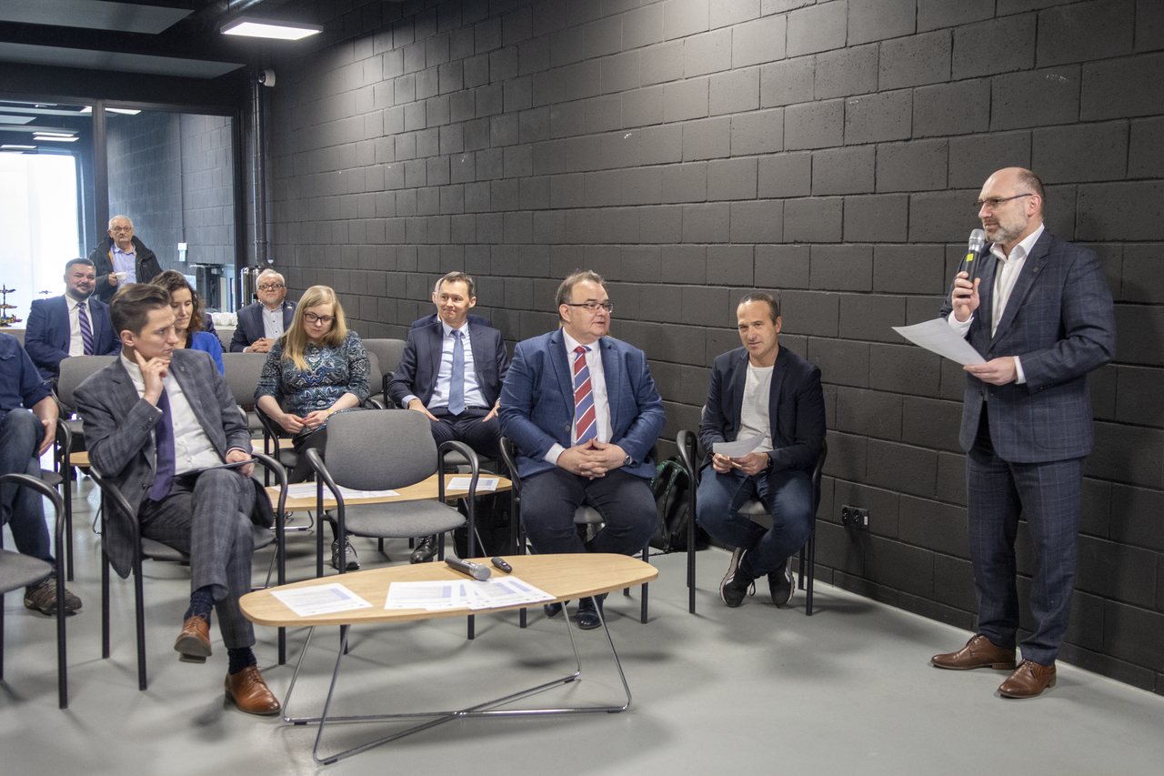 Spotkanie otworzył Grzegorz Kwitek, członek Zarządu Górnośląsko-Zagłębiowskiej Metropolii