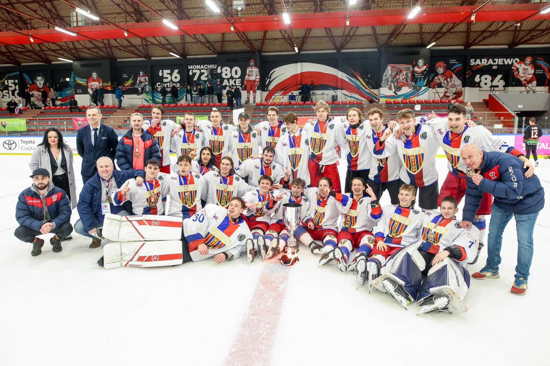 Hokeiści Polonii Bytom Mistrzami Polski Juniorów - fot. Michał Chwieduk