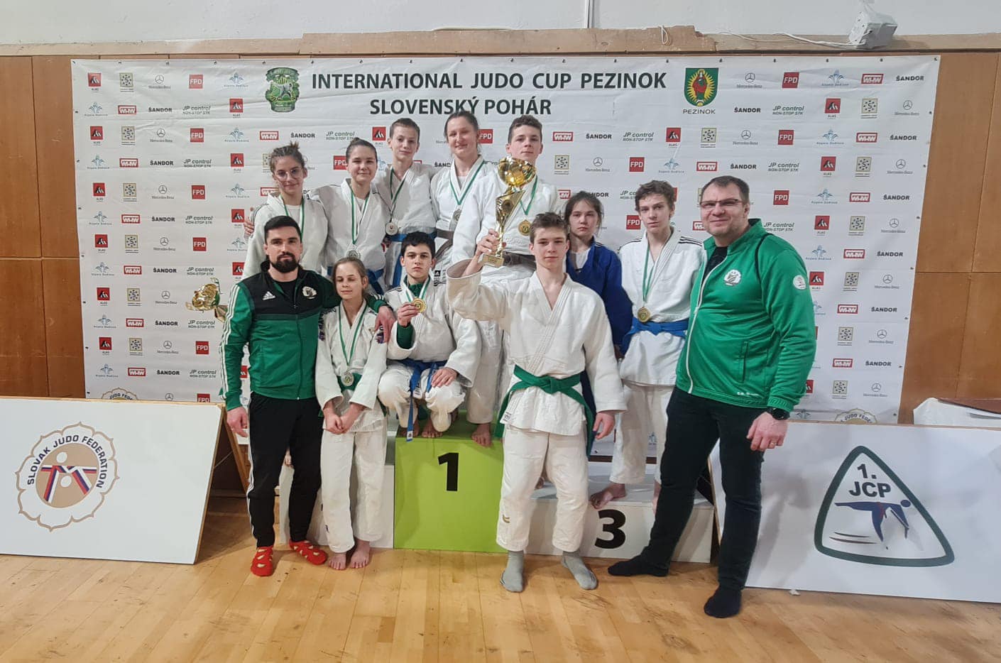 Judocy Czarnych Bytom podczas Grand Prix Pezinok - Pucharu Słowacji wywalczyli 8 medali