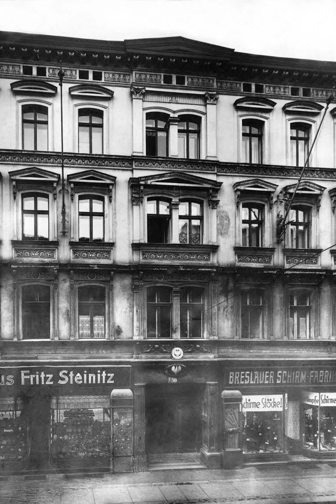 Hotel Lomnitz przy ul. Gleiwitzerstrasse 10 - Archiwum Czesław Czerwiński