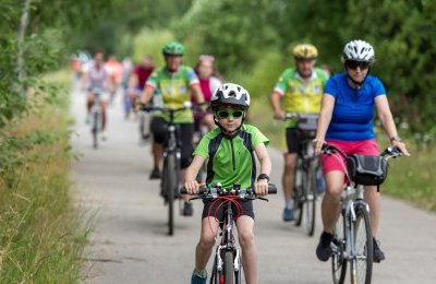 Rodzinnie i rowerowo spędzili sobotę