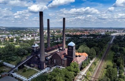 Remont dachu wieży wodno-zegarowej EC Szombierki