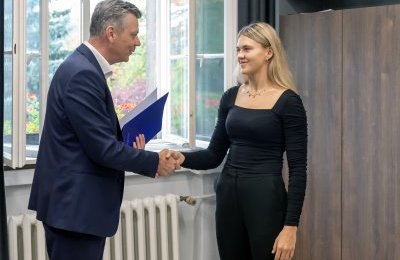 Brązowa medalistka mistrzostw świata z wizytą u