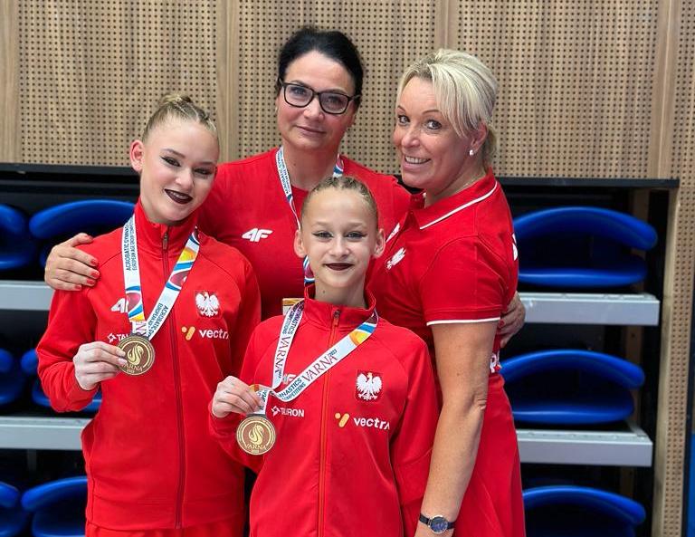 Brązowy medal Polek w Mistrzostwach Europy - źródło Polski Związek Gimnastyczny Brązowy medal Polek w Mistrzostwach Europy - źródło Polski Związek Gimnastyczny