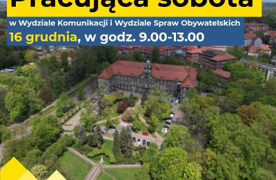 Pracująca sobota w Wydziale Komunikacji i Wydzial