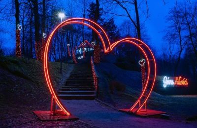 Walentynkowa aura na Górze Miłości