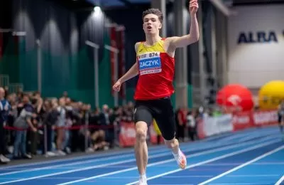 Łukasz Zaczyk mistrzem Polski U18 w biegu na 600