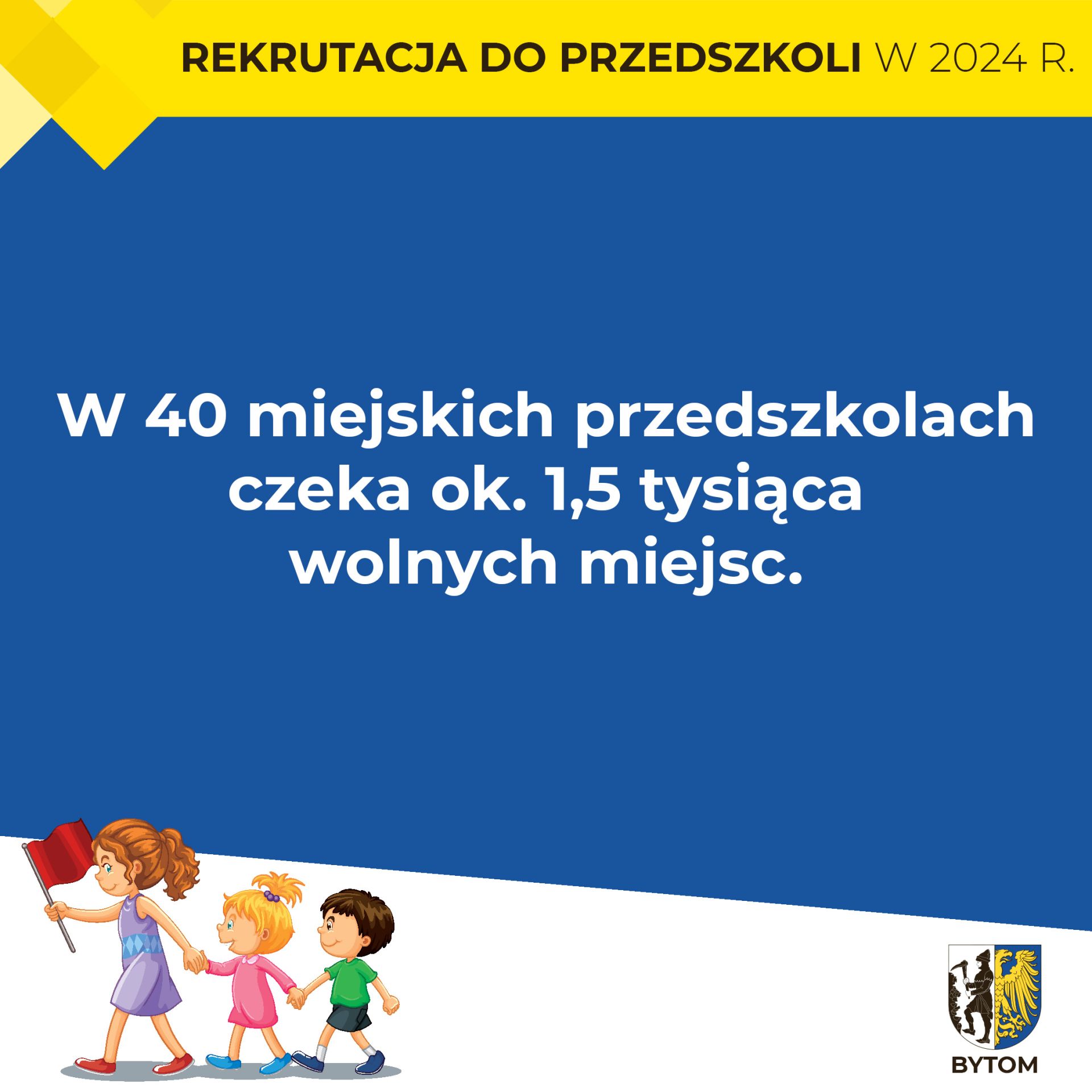 Grafika z informacją o rekrutacji
