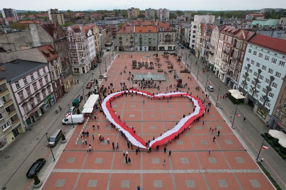 2 maja bytomianie ułożą na Rynku biało-czerwoną flagę