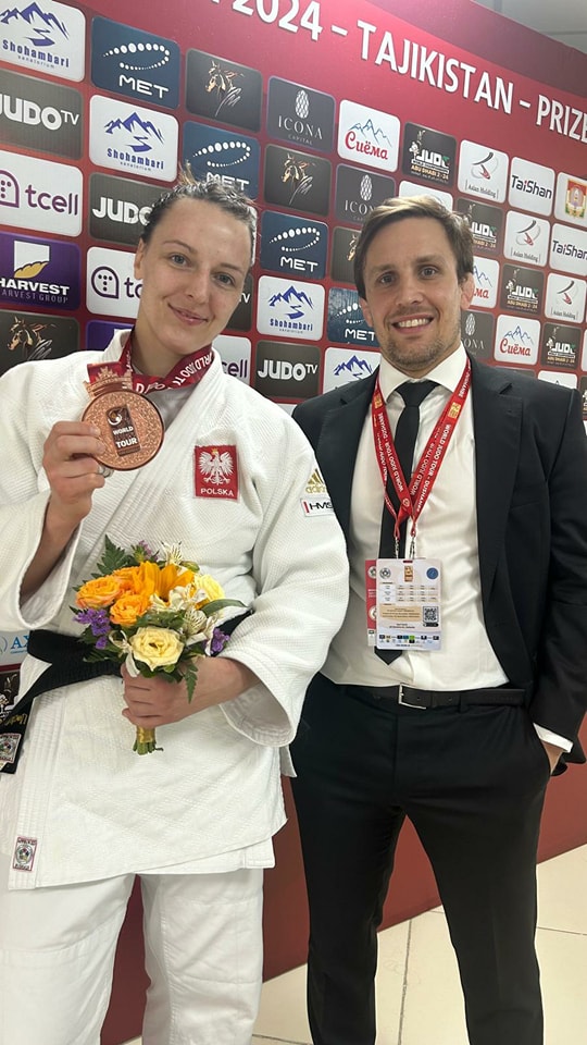 Beata Pacut-Kłoczko i jej trener Paweł Zagrodnik, źródło: GKS Czarni Bytom Beata Pacut-Kłoczko i jej trener Paweł Zagrodnik, źródło: GKS Czarni Bytom