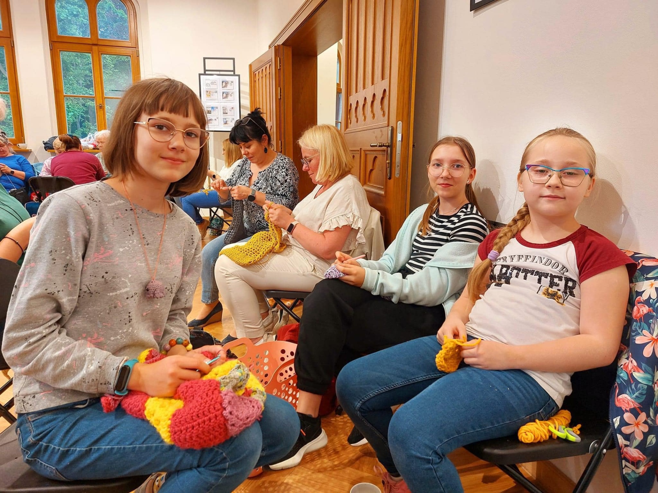 Uczestniczki warsztatów młodego pokolenia 