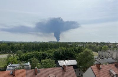 Informacja o pożarze w Siemianowicach Śląskich