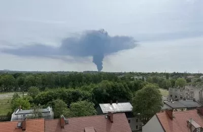 Informacja o pożarze w Siemianowicach Śląskich