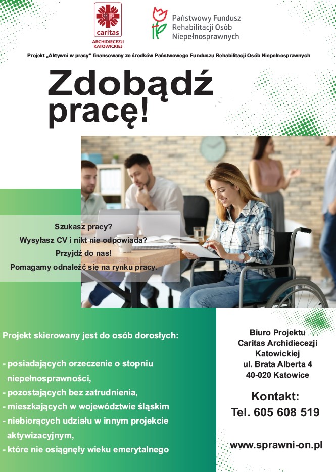 Plakat dotyczący naboru