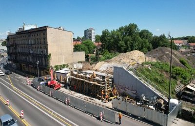 Kolejny etap przebudowy wiaduktu kolejowego nad ul
