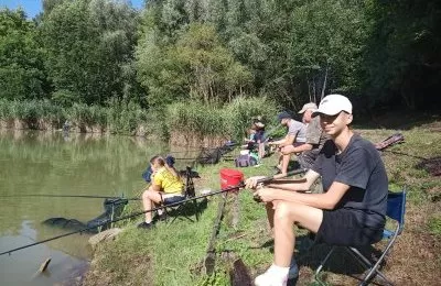 Młodzi wędkarze rywalizowali na zbiorniku „Ła