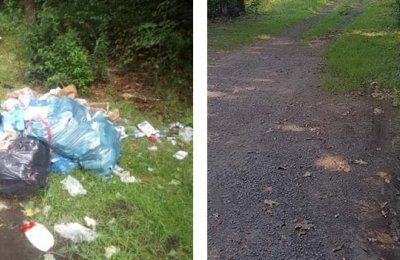 Podrzucił śmieci do lasu – jest mandat
