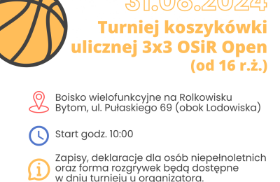 Rower, deskorolka i koszykówka na zakończenie wa