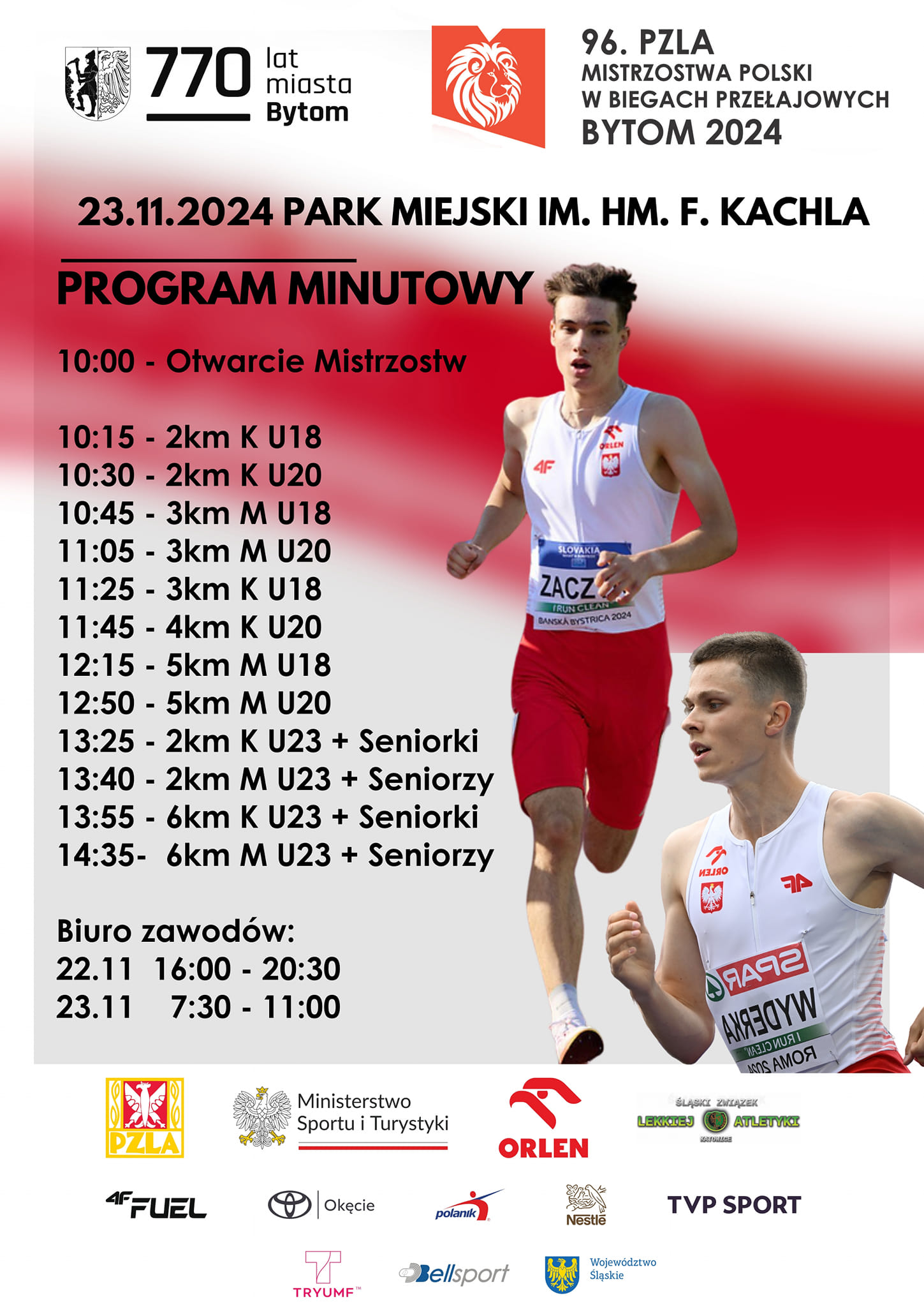 Program Mistrzostw Polski w Biegach Przełajowych