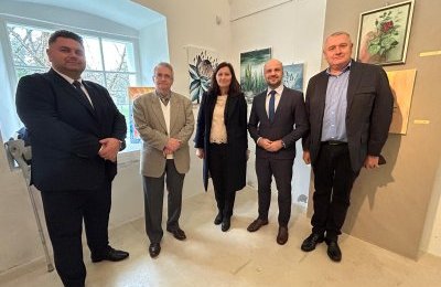 Przewodniczący Rady Miejskiej z wizytą w partner