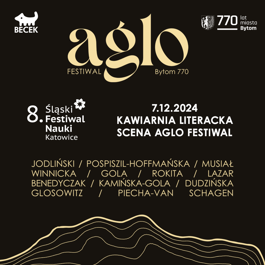 Plakat Aglo Festiwal. Bytom 770